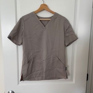 MEDICLO Catalina scrub set in Beige (straight leg pants + top)